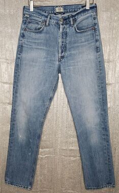 Citizens of Humanity Charlotte 100% Cotton High Rise Straight Jeans 30W